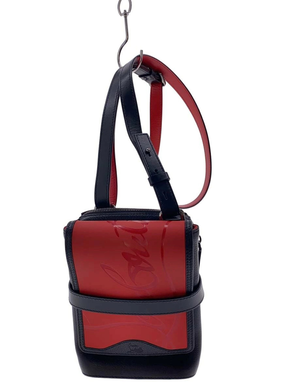 Christian Louboutin Shoulder Bag Leather Black